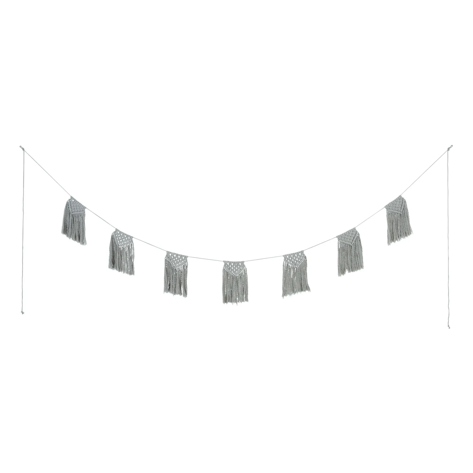 Numero 74 Silver S034 Macramé Garland