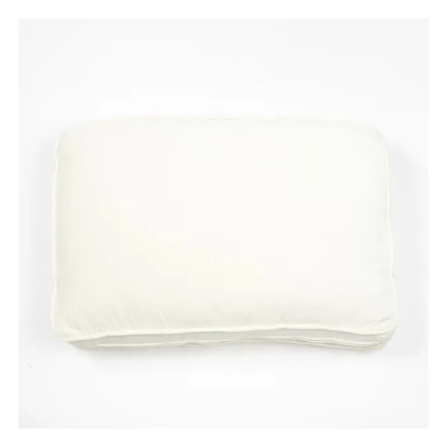 Sillón Croisette epoxi blanco y algodón | Blanco