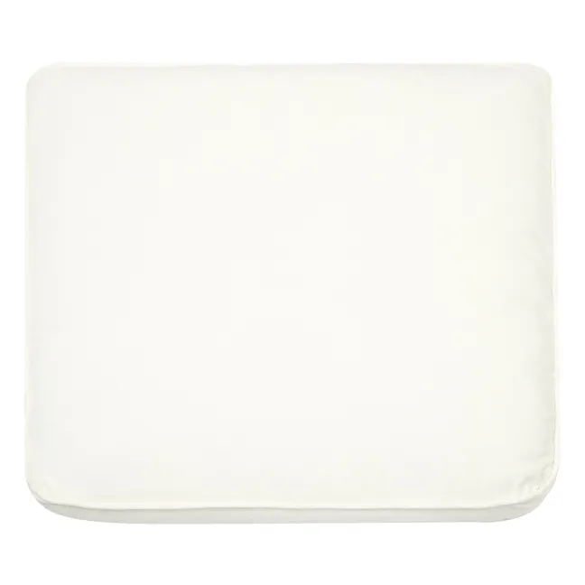 Sillón Croisette epoxi blanco y algodón | Blanco