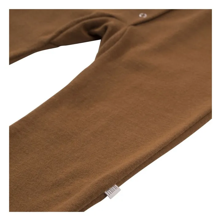 Noor Organic Cotton Jumpsuit | Brown- Product image n°3