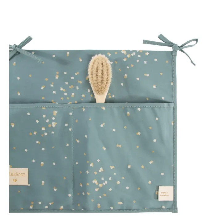 Confetti Merlin Organic Cotton Organisation Pouch | Green- Product image n°1
