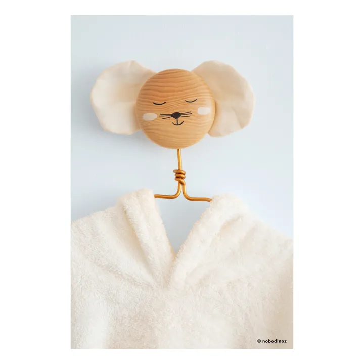 Kleiderhaken Maus aus Holz- Produktbild Nr. 1