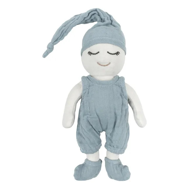 Muñeco Bebé Tom de algodón orgánico | Sweet Blue S046