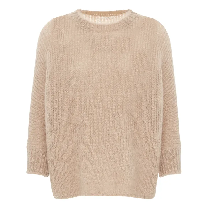 Short Mohair Jumper | Pale pink- Product image n°0
