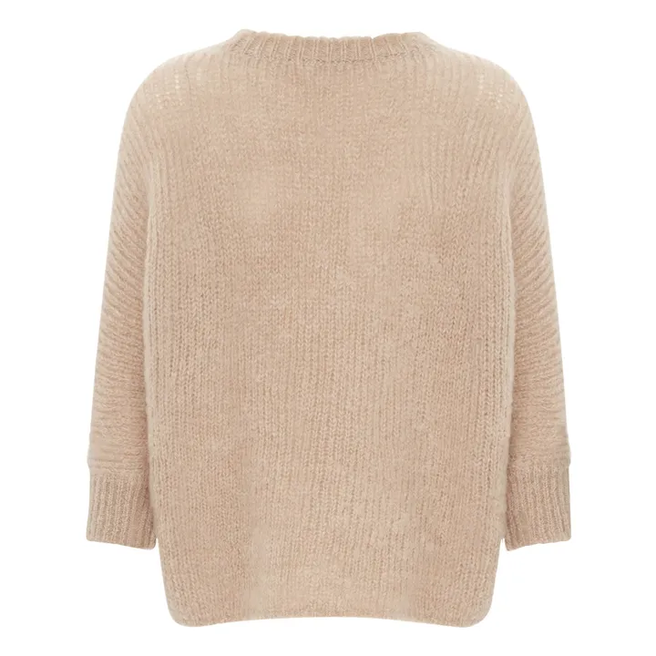 Short Mohair Jumper | Pale pink- Product image n°5