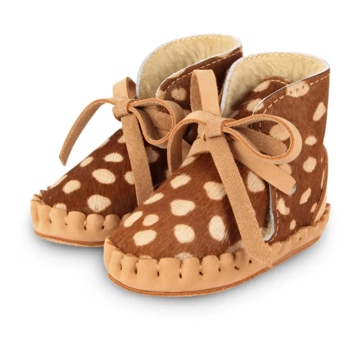 Exclusive Pina Lined Booties | Camel- Product image n°0
