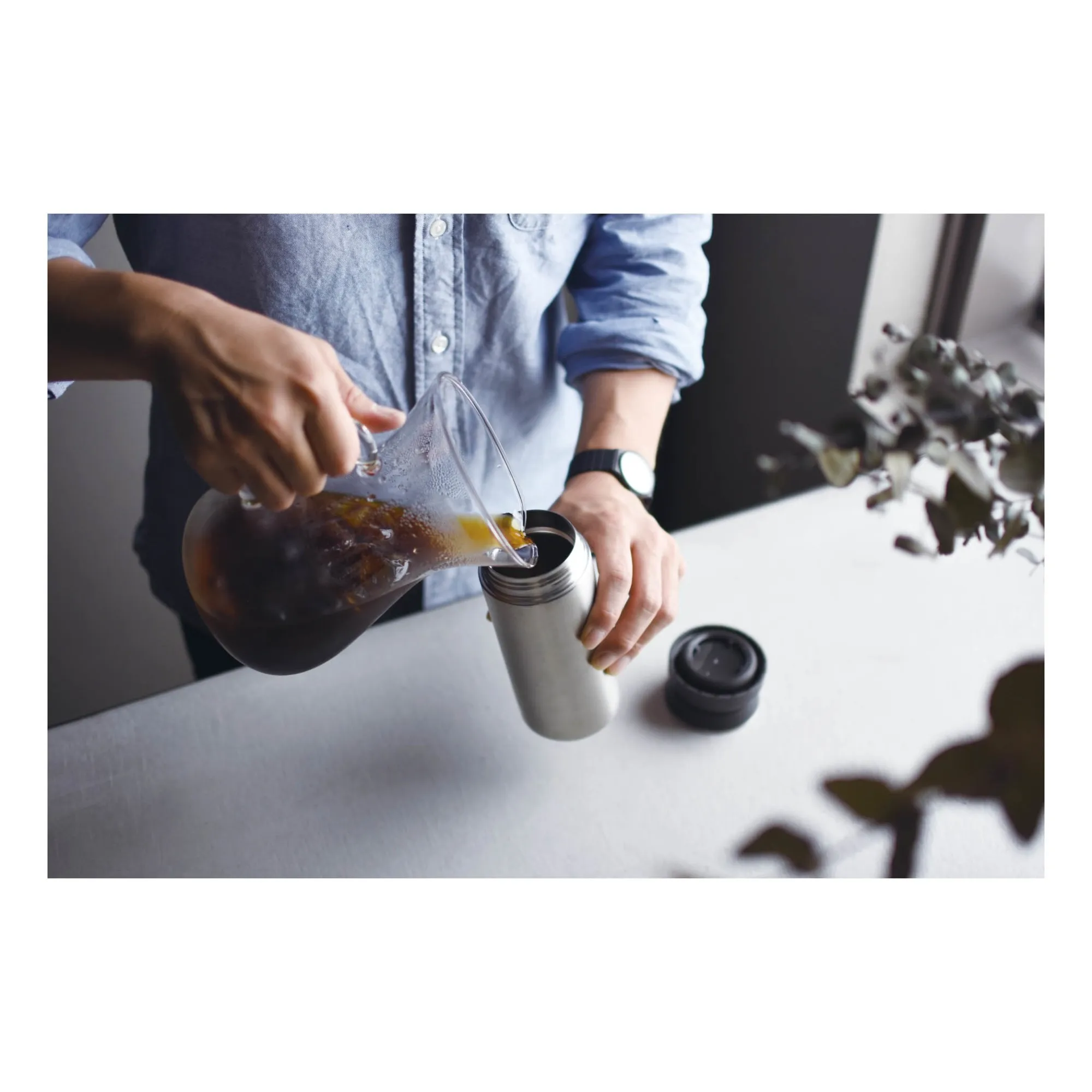 Thermos Travel | Vert kaki- Image produit n°1