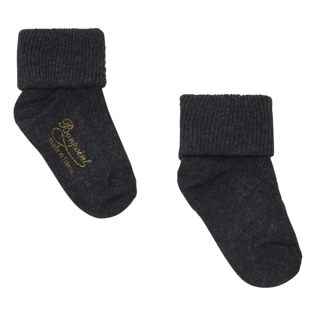 Cashmere socks | Heather grey