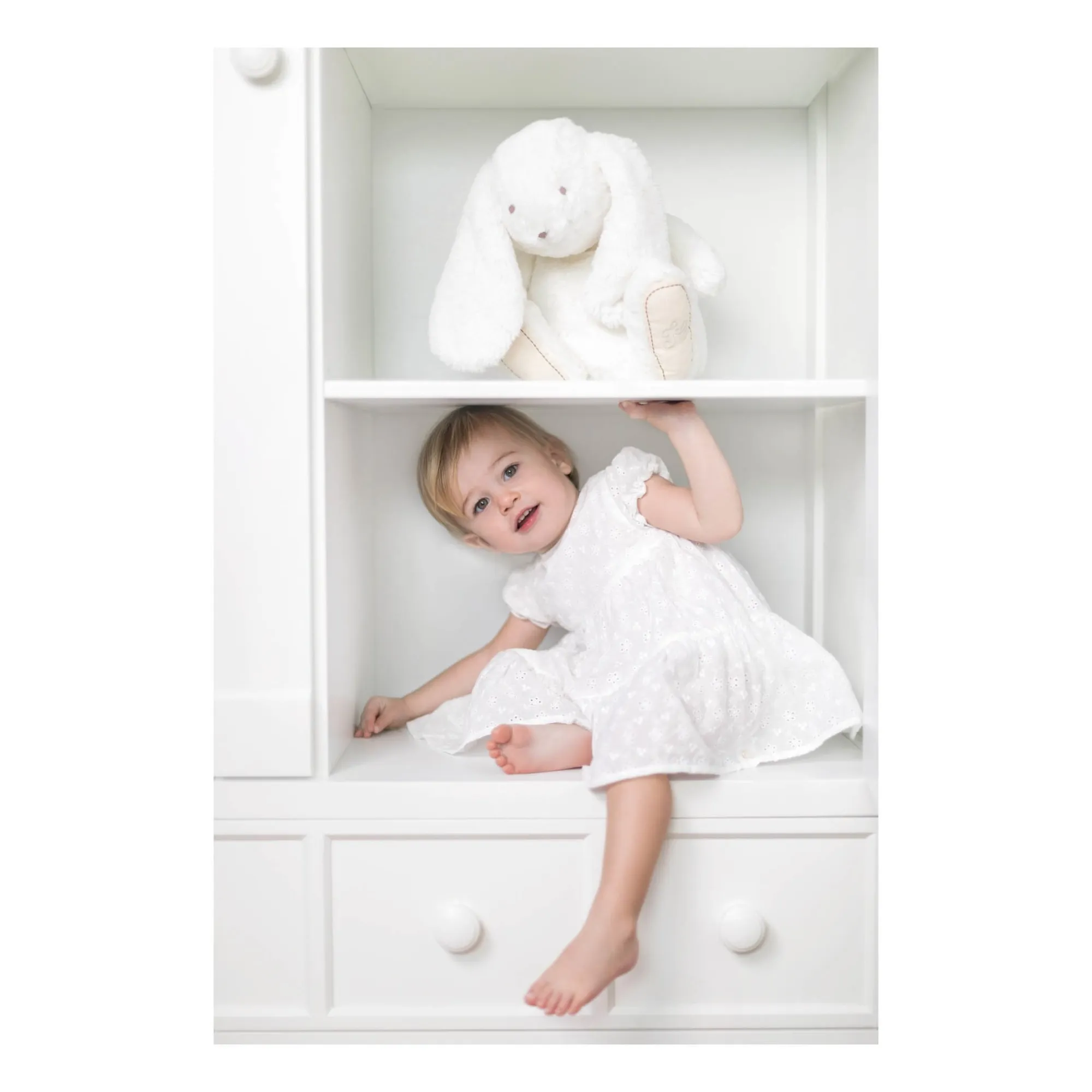 Peluche Constant le lapin | Ecru- Image produit n°1