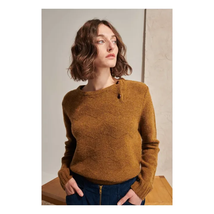 Maglione Fancy Shetland | Ambra- Immagine del prodotto n°3