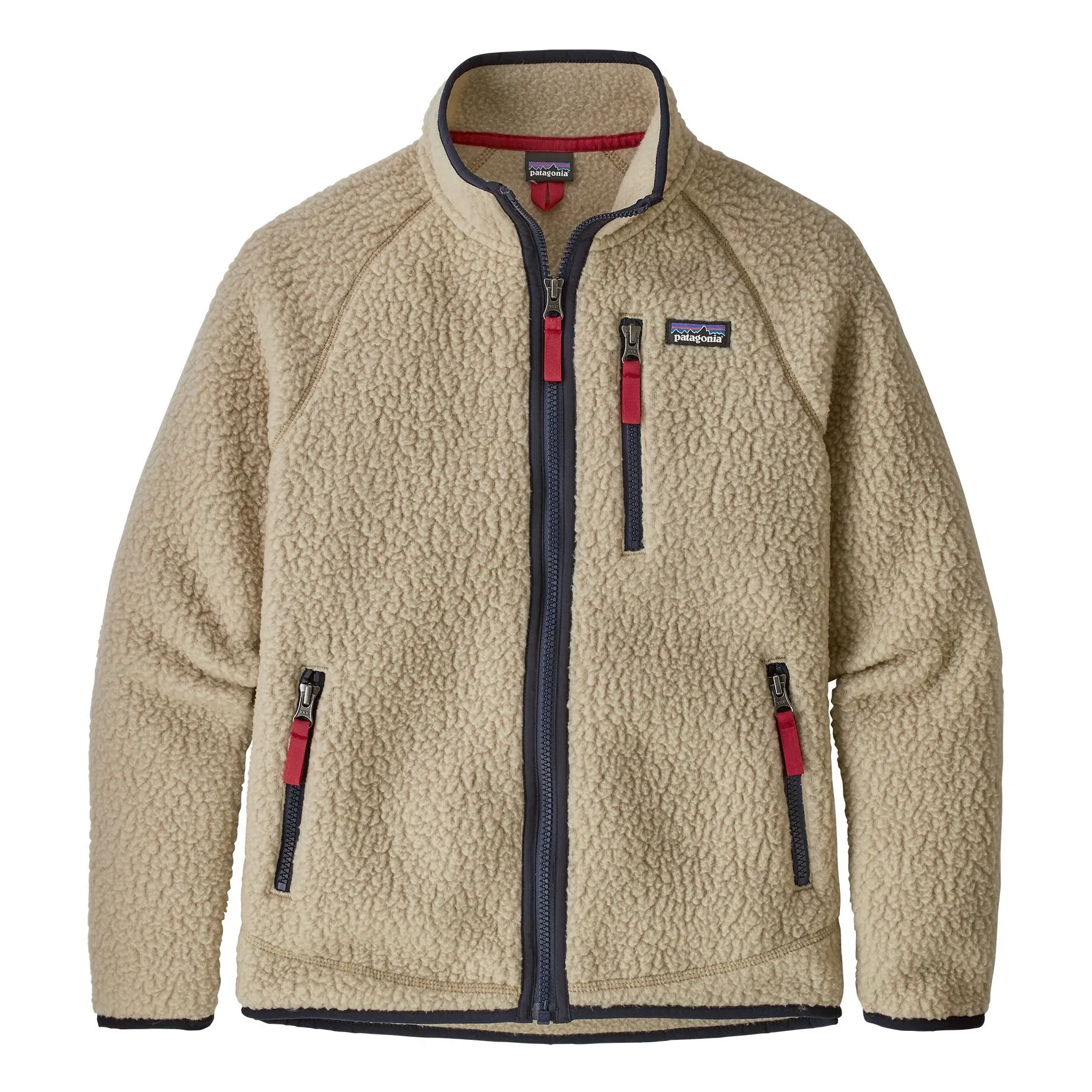 Patagonia Ecru Faux Fur Polar Fleece Jacket