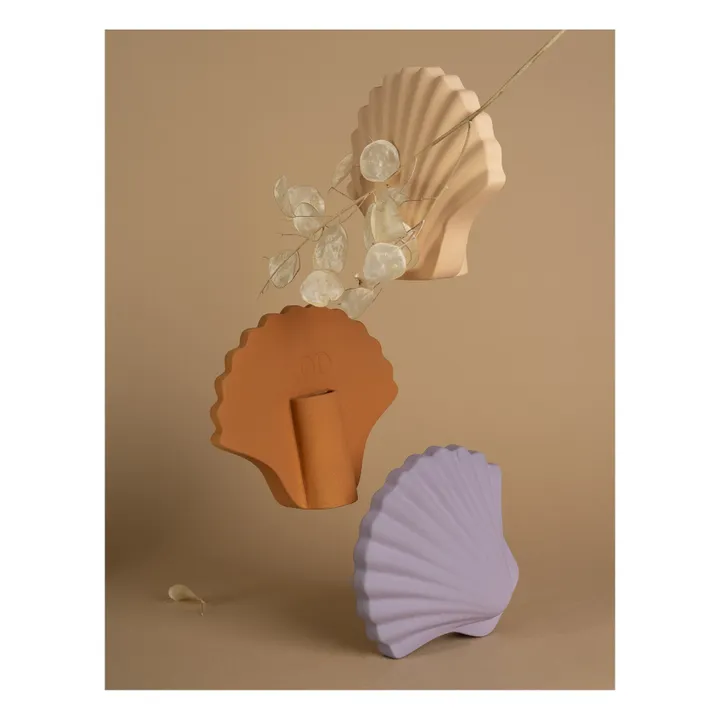 Jarrón concha de arcilla | Terracotta- Imagen del producto n°3