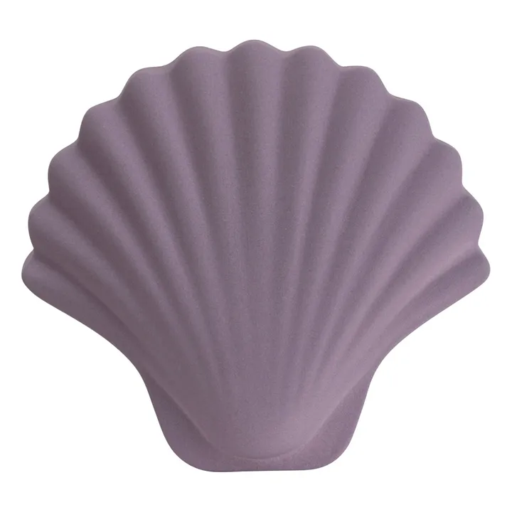 Muschel-Vase aus Ton | Mauve- Produktbild Nr. 0