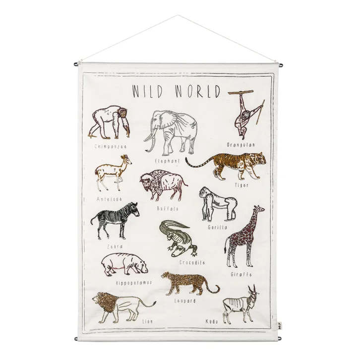 Animal Embroidered Poster- Product image n°0