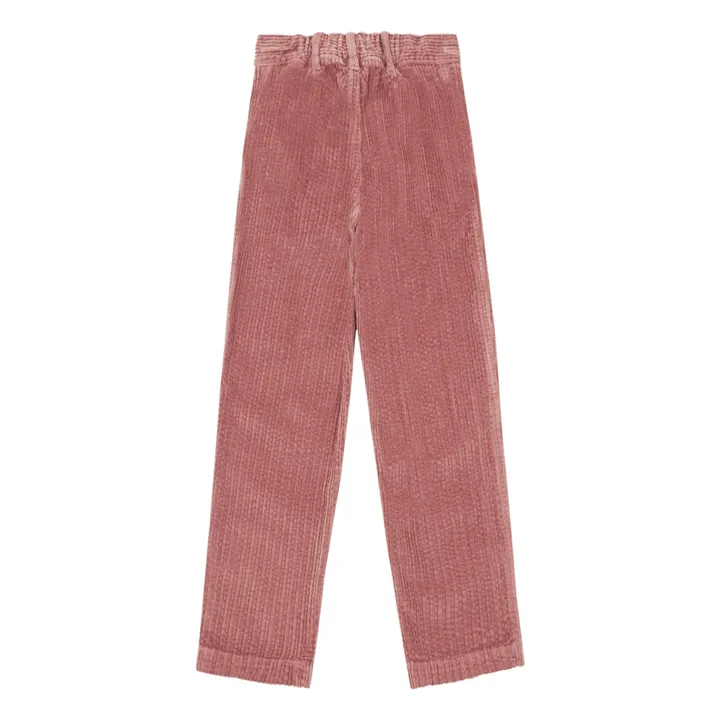 Pantalon Chino Velours | Vieux Rose- Image produit n°1