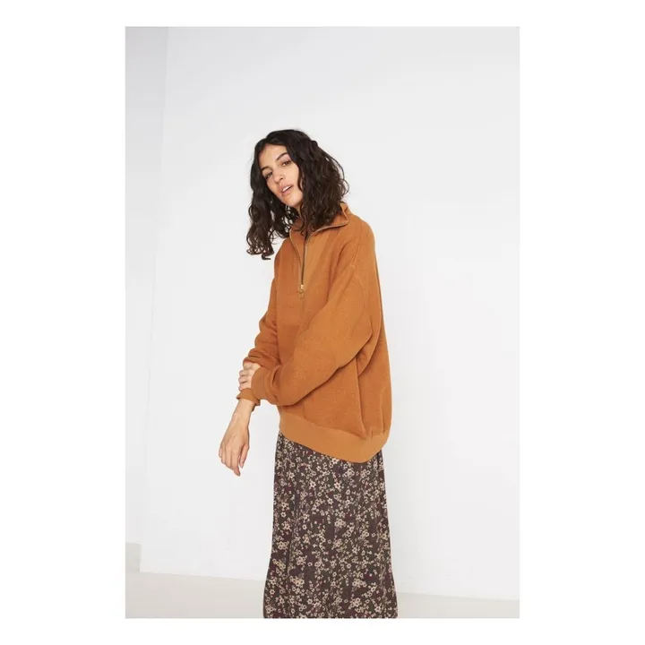 Sweatshirt Fleece Adélie | Beige- Produktbild Nr. 2