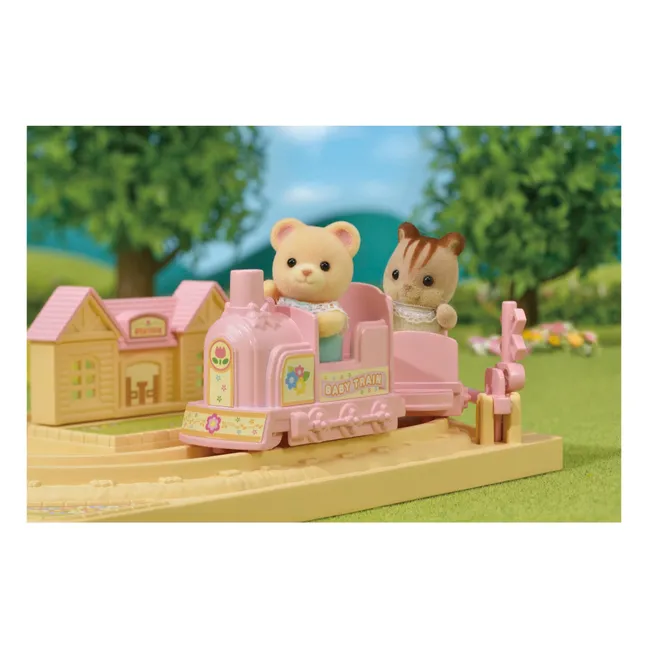 Train tchou-tchou et bébé ours