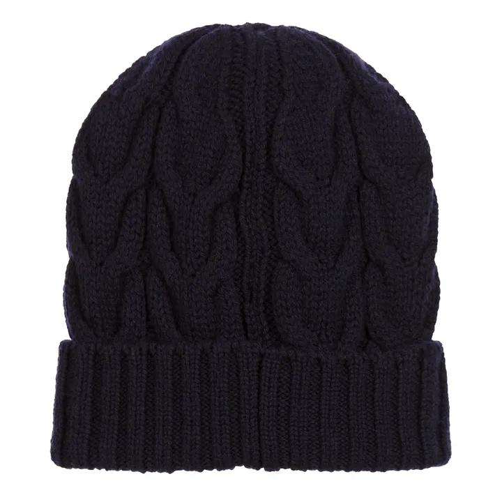 Harmony Moncler Beanie Hat | Navy blue- Product image n°2