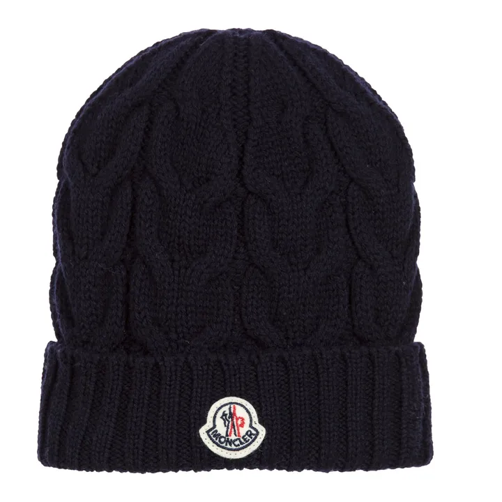 Harmony Moncler Beanie Hat | Navy blue- Product image n°0