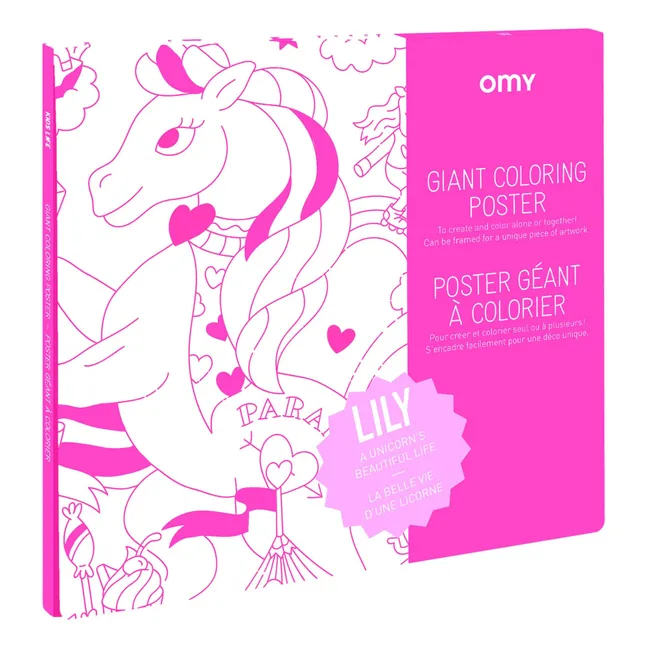 Lily Colour In Poster | Pink