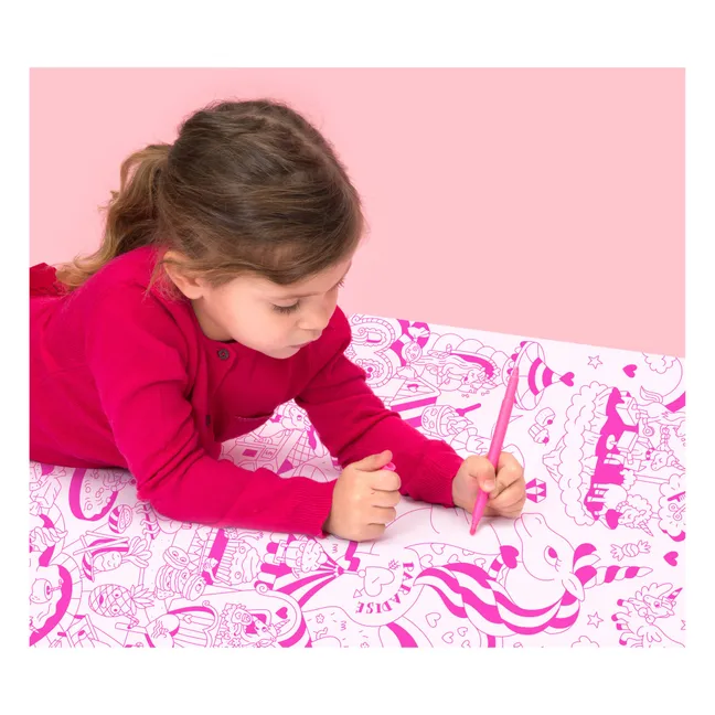 Lily Colour In Poster | Pink