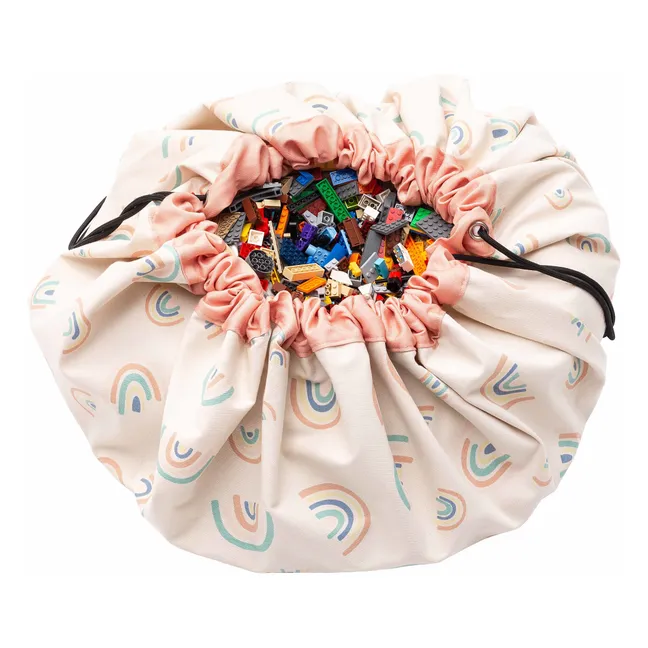 Borsa / Tappetino - Arcobaleno | Bianco