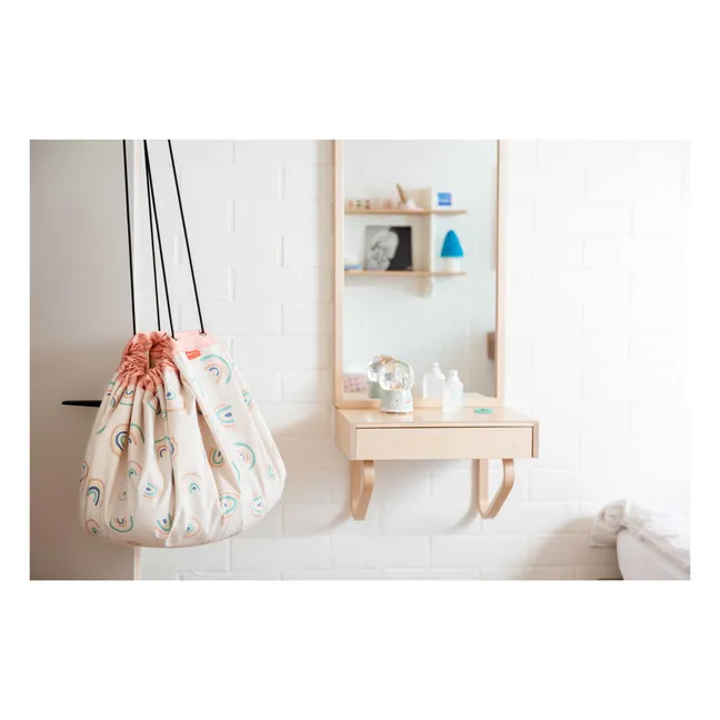 Borsa / Tappetino - Arcobaleno | Bianco
