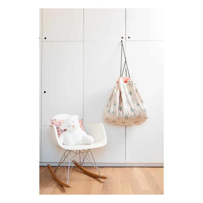 Borsa / Tappetino - Arcobaleno | Bianco