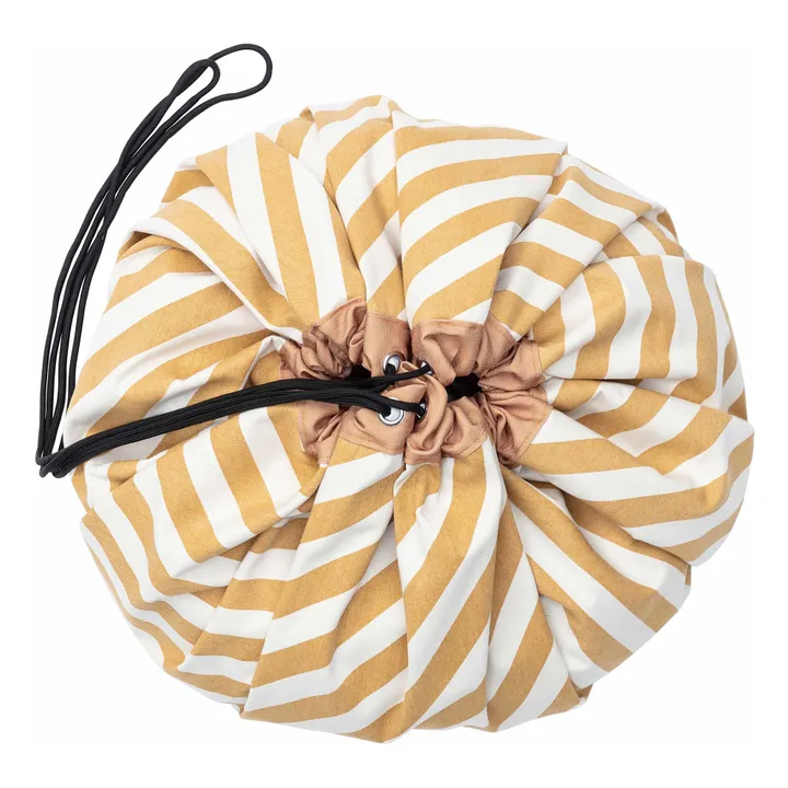 Bolsa/Alfombra de juego - Rayas | Amarillo Mostaza- Imagen del producto n°2
