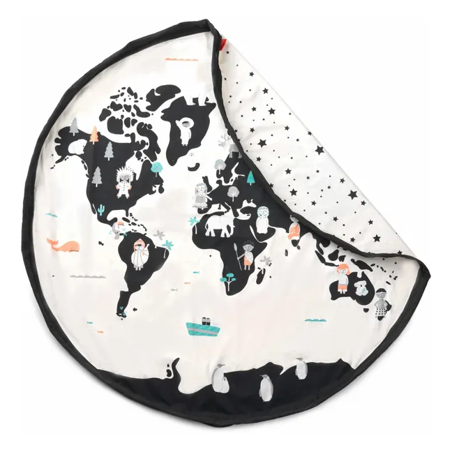 Noomad Game Bag / Mat - World Map | White