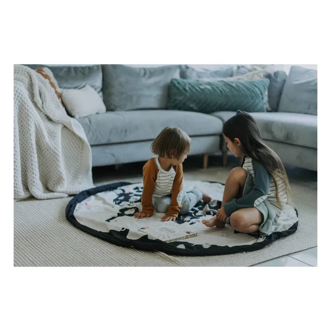 Noomad Game Bag / Mat - World Map | White