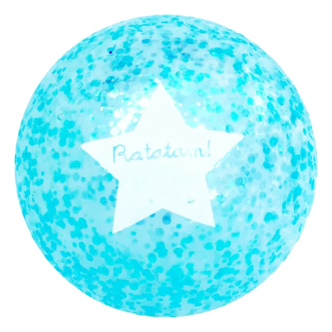 Ballon bulle paillettes | Bleu