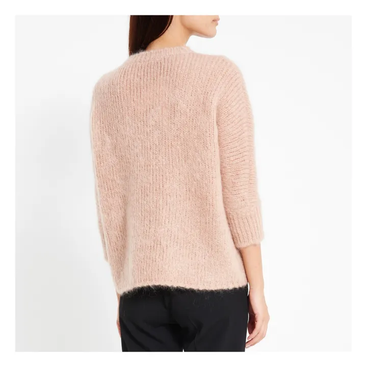 Short Mohair Jumper | Pale pink- Product image n°3