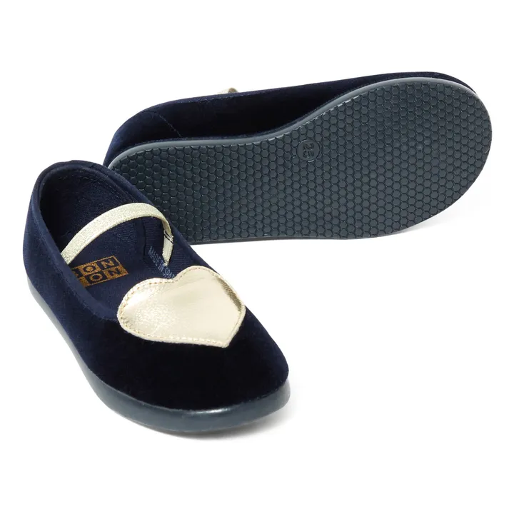 Pantofole Cuore | Blu marino- Immagine del prodotto n°2
