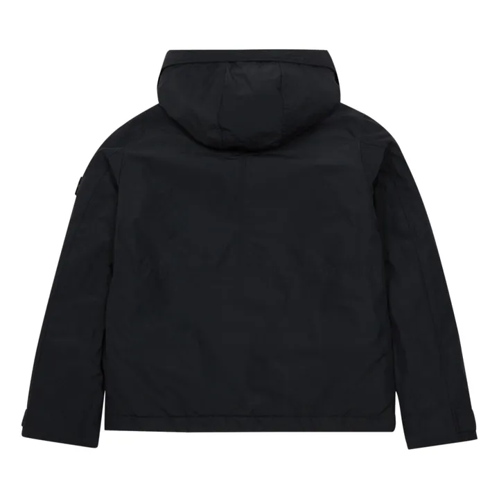 Jacke mit Kapuze und Taschen | Schwarz- Produktbild Nr. 2