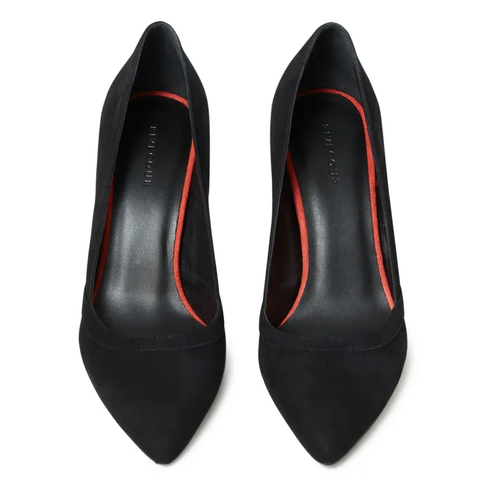 Zapatos de tacón piel de cabra n.º 117 | Negro- Imagen del producto n°3