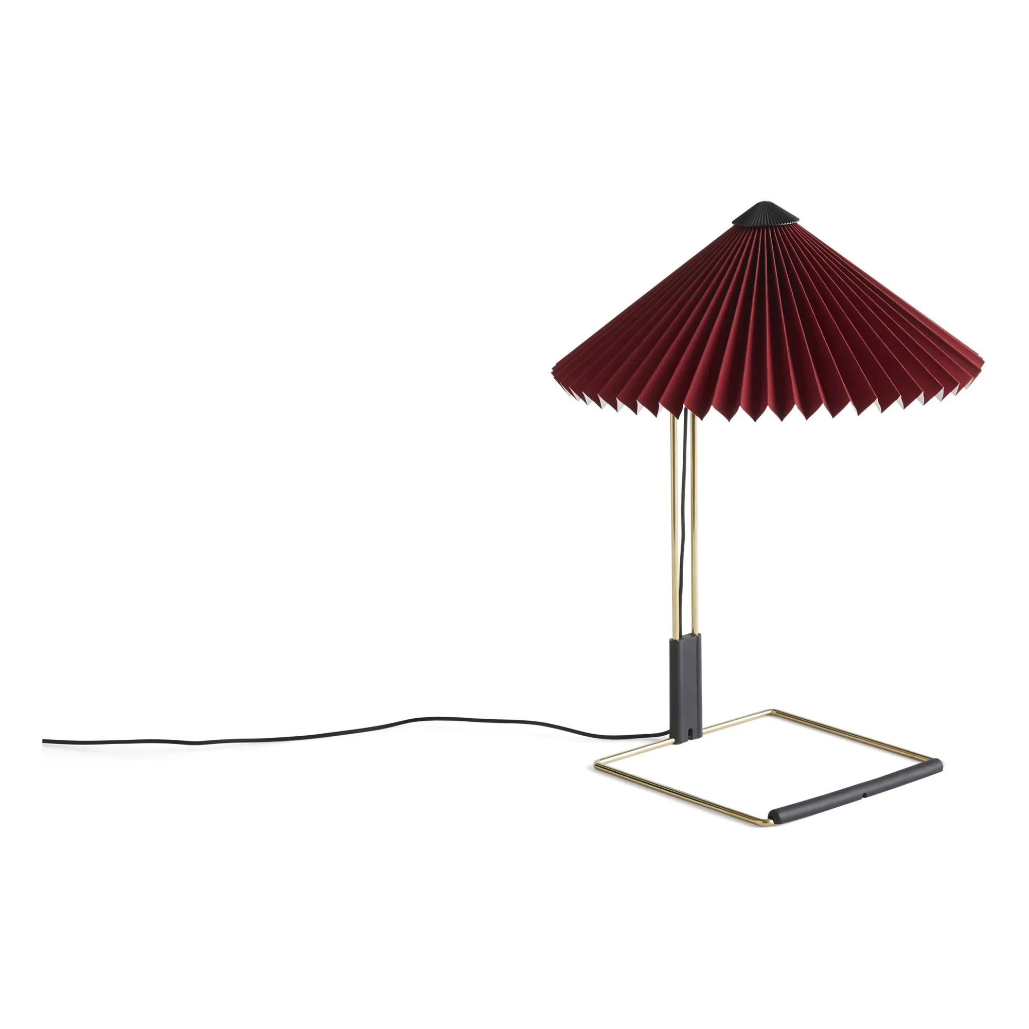 Hay Dark Red Matin Table Lamp, Inga Sempé
