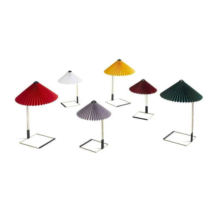 Matin Table Lamp, Inga Sempé | Dark red- Product image n°10