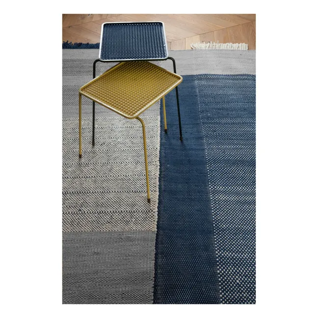 Tapis Tres, Elisa Padrón | Bleu