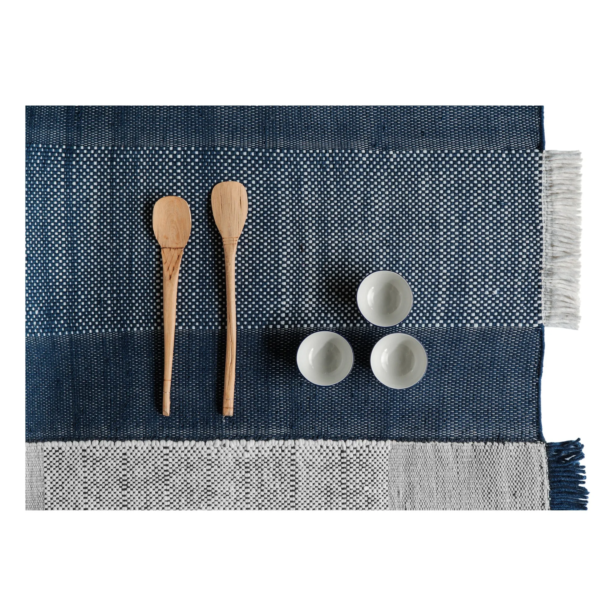 Tapis Tres, Elisa Padrón | Bleu- Image produit n°3