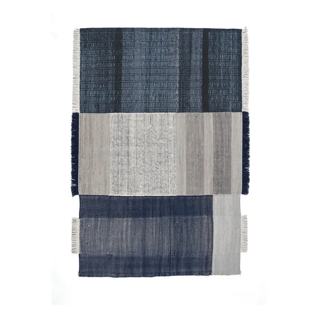 Tapis Tres, Elisa Padrón | Bleu