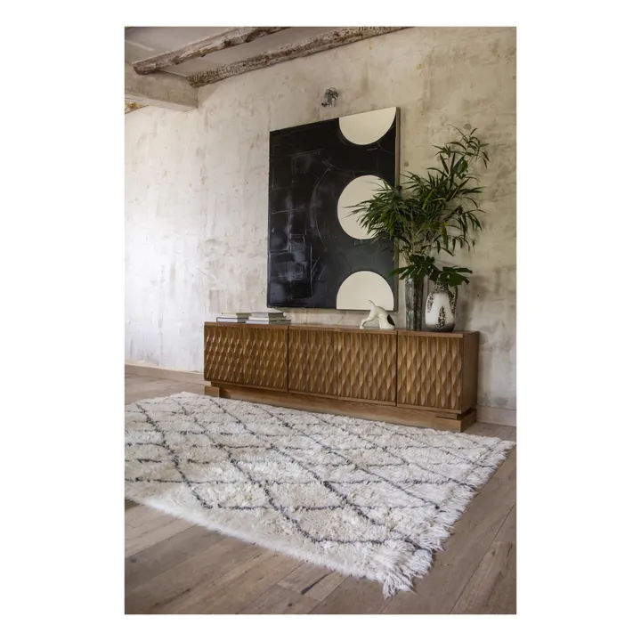 Tapis en laine Berber Soul | Ecru- Image produit n°1