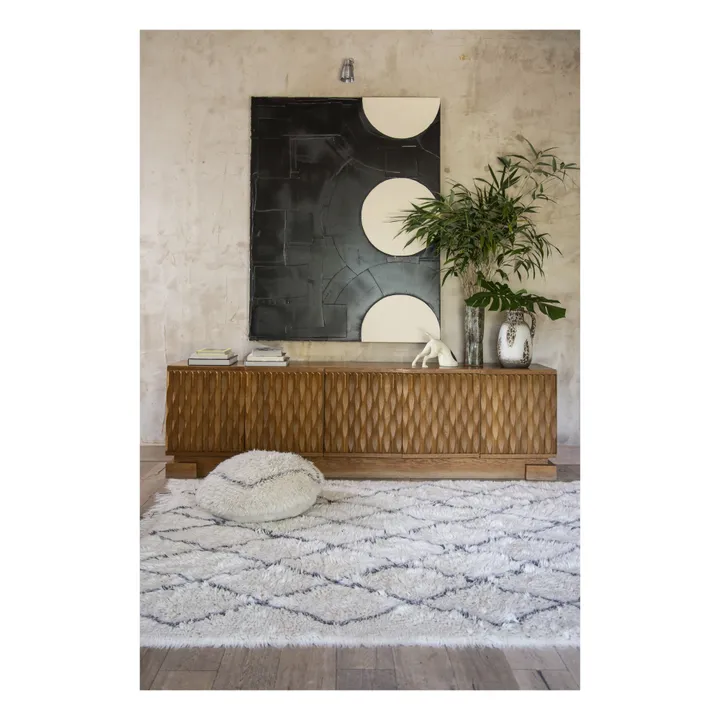 Tapis en laine Berber Soul | Ecru- Image produit n°3