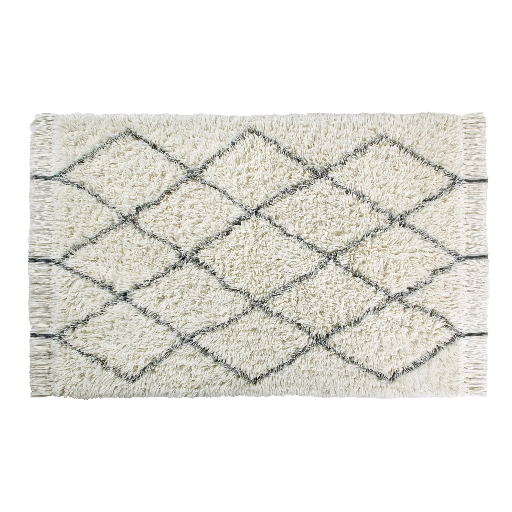 Lorena Canals Ecru Berber Soul Wool Rug