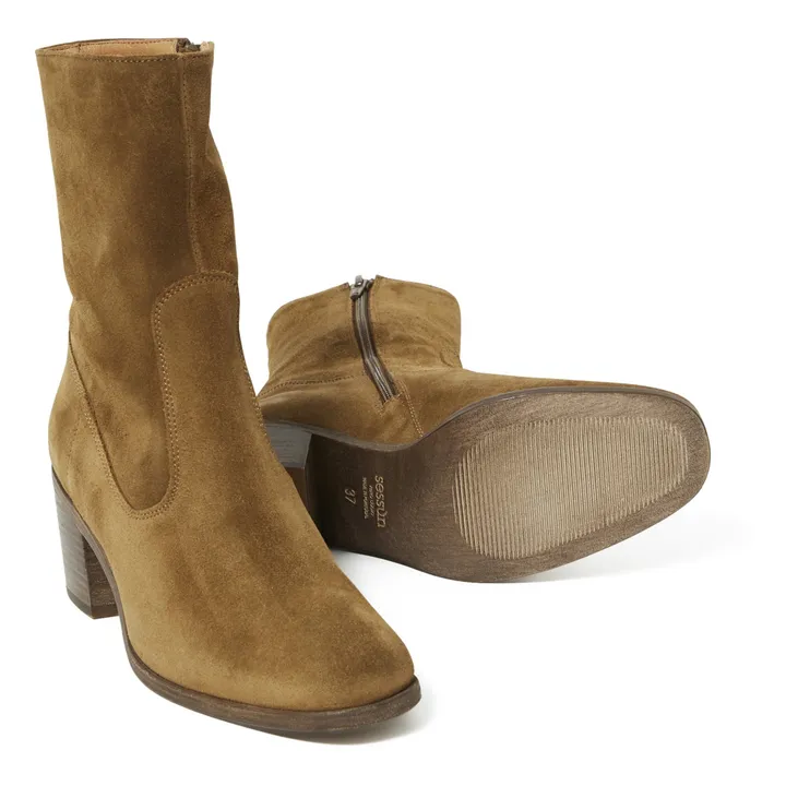 Boots Ludd Cuir Suede | Tabac- Image produit n°3