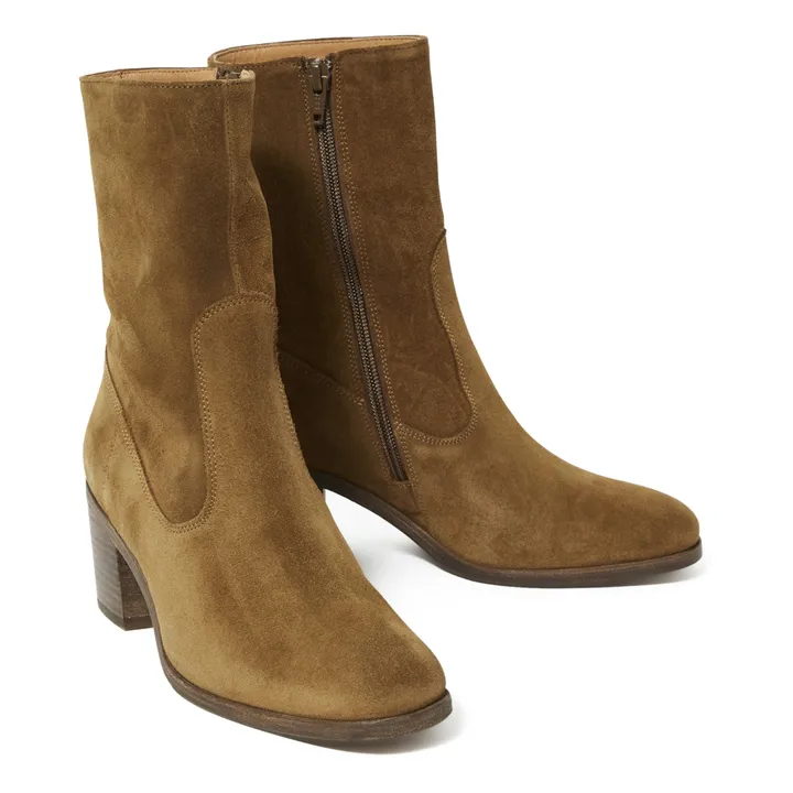 Boots Ludd Cuir Suede | Tabac- Image produit n°2