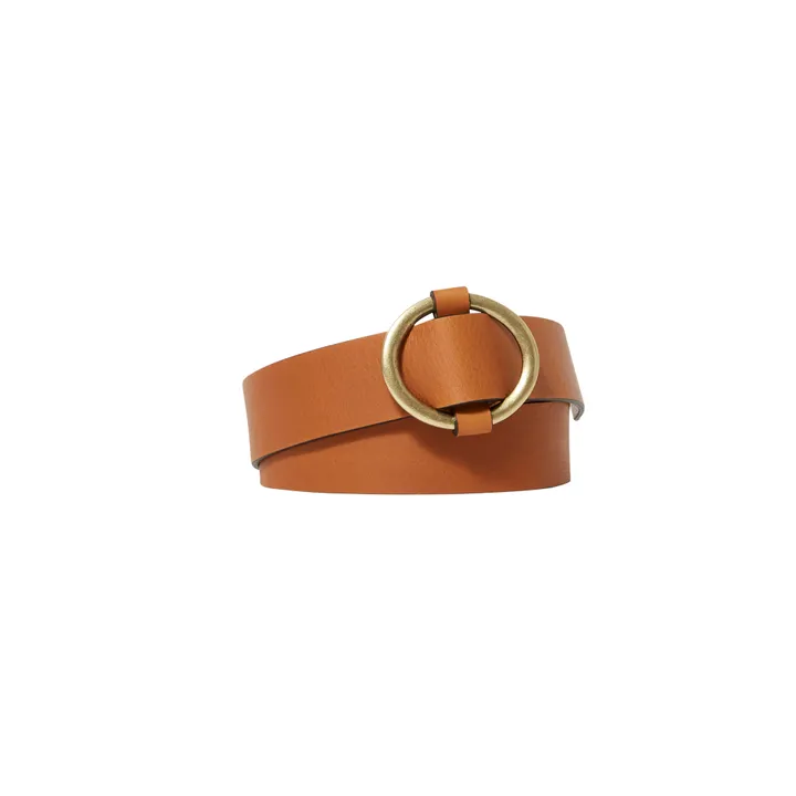 Ceinture Tisao Cuir Tannage Végétal | Camel- Image produit n°2
