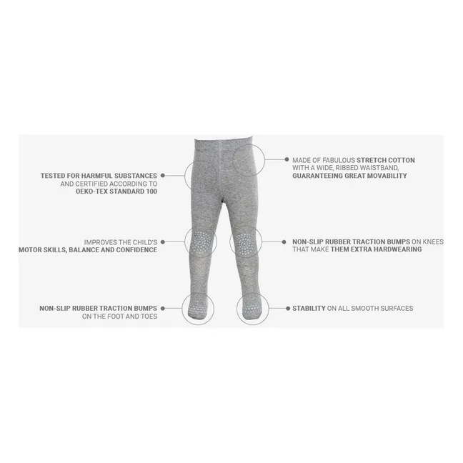 Collants Anti-Dérapants | Gris