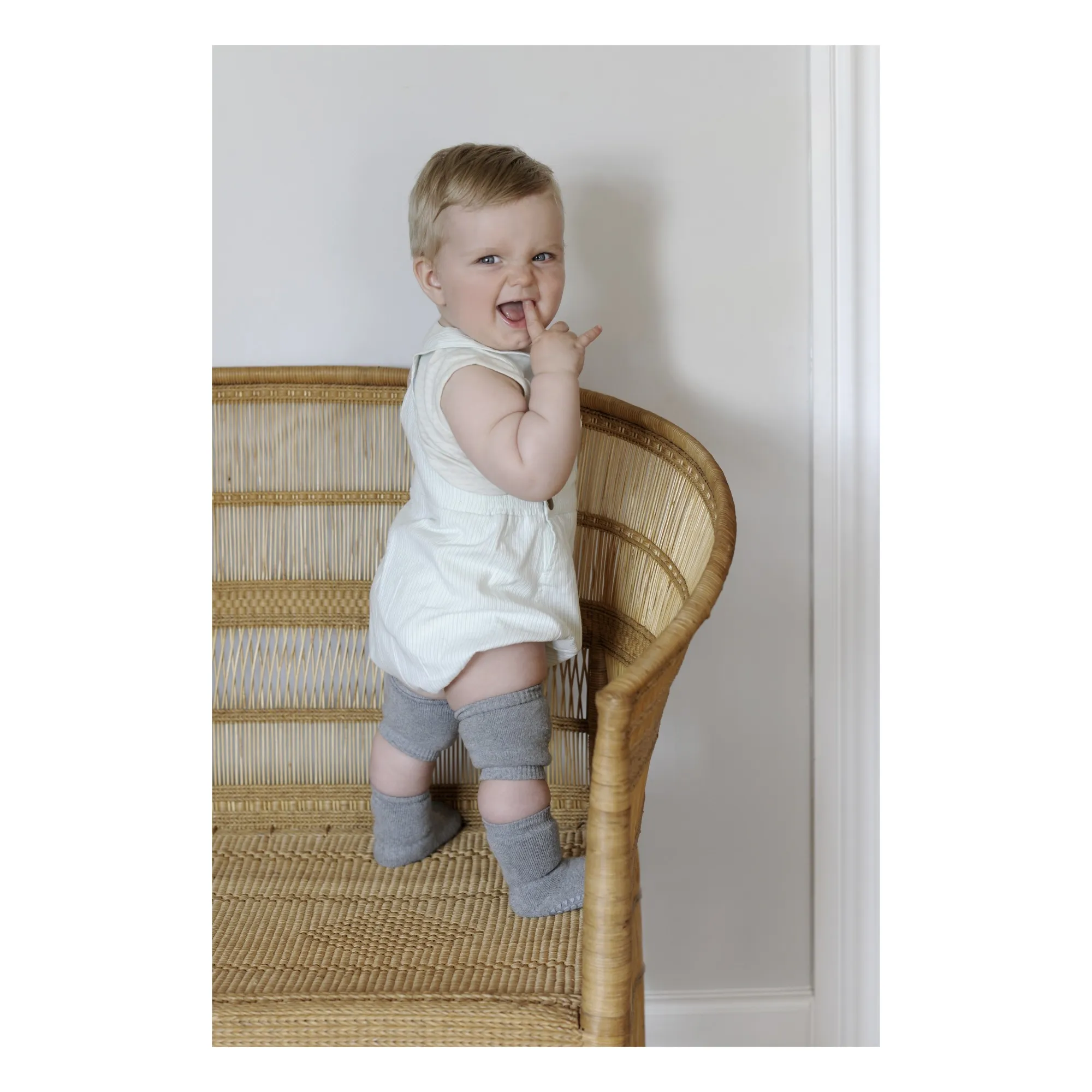 Chaussettes Anti-Dérapantes | Gris- Image produit n°3