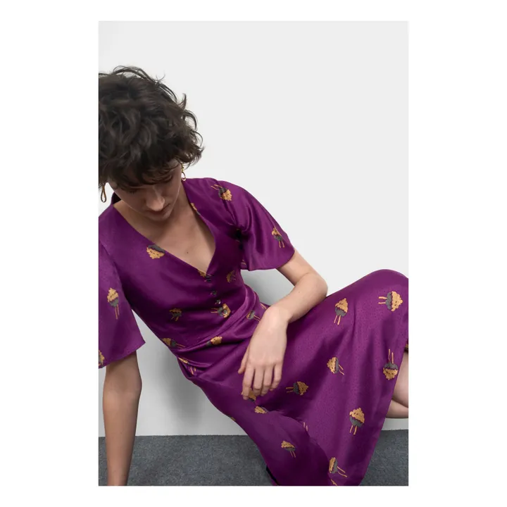 Lavinia Dress | Purple- Product image n°1